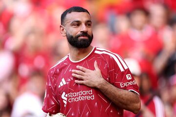 رد فعل محمد صلاح بعد إقالة أرني سلوت